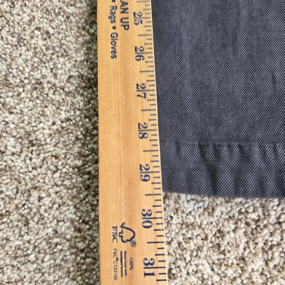 Ted Baker Holloden Chino Pants Mens 32R Grey Slim Fit Textured Casual Outdoor